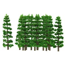 20PCS Plastic Fir Trees Model
