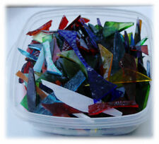 Stained Glass Offcuts 750G Mixed Colours for Mosaic making