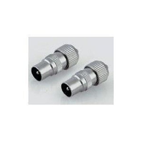 Male aerial coax plugs - tv,
