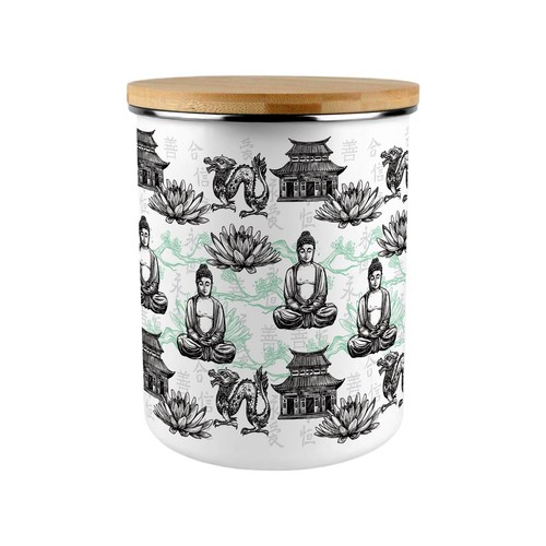 Extra large enamel canister - extra,