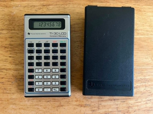Texas instruments lcd - ti-30,