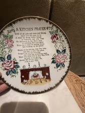 Vintage Humorous Kitchen Wall Plate “This Kitchen Is Closed” Japan 1970s