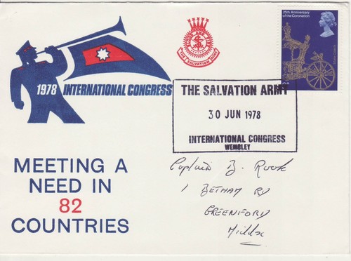 Stamps souvenir cover - gb,