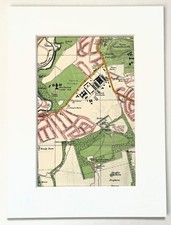 Vintage 1955 Edinburgh Map -