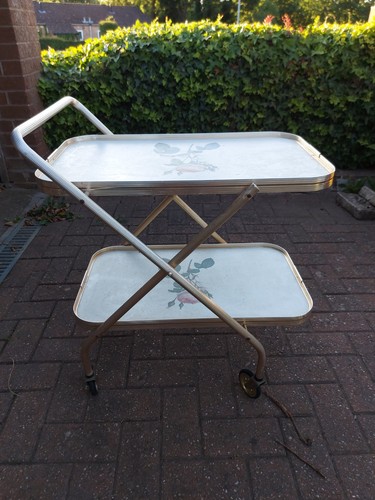 Vintage folding hostess drinks - vintage,