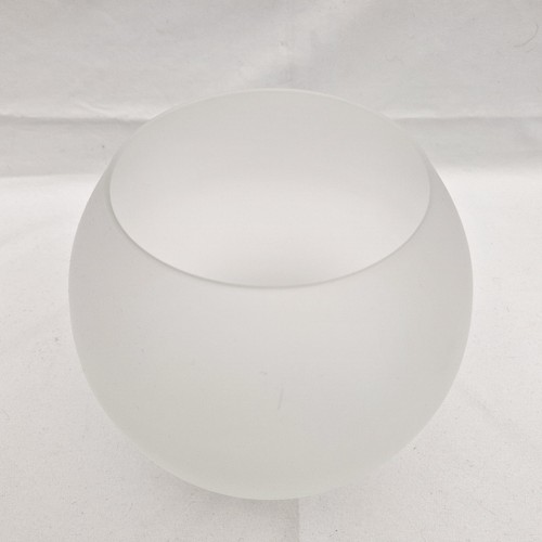Fish bowl vase - fish, frosted