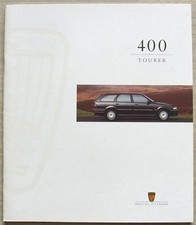 ROVER 400 TOURER Car Sales Brochure 1996 MODEL #4824 416SLi 418SLD Turbo 420GSi