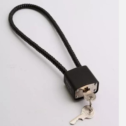 Black gun trigger - black, lock