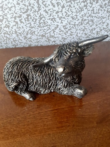 Highland cow bronze - cow,