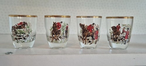 Vintage french fox hunting - french,