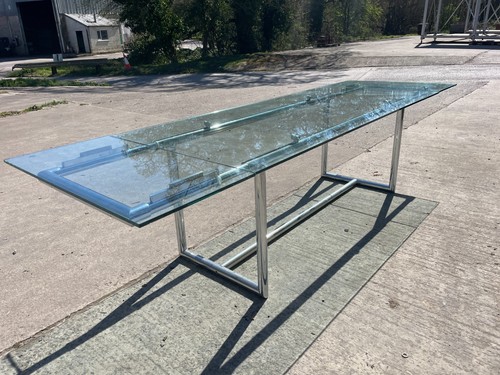 Glass table dining office - glass,