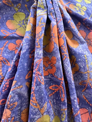 Metres 100 cotton batik - of,