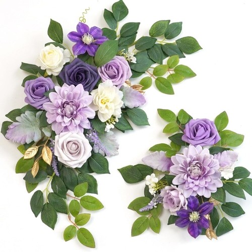 2pcs wedding arch flowers set - wedding,