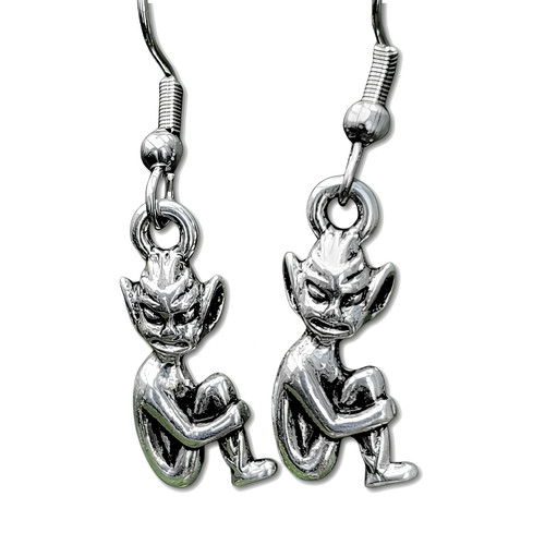 Pixie earrings happy - earrings, 3d
