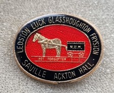 Ledston Luck 5 Pits Colliery Mining Miners Strike 1984 NUM Badge