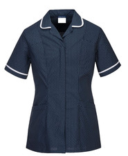 Healthcare Navy Polka Dot