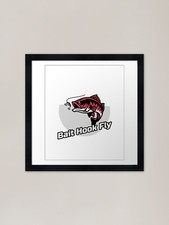 Bait hook fly - art, print