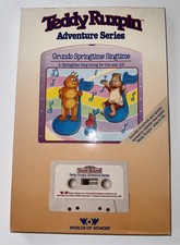Vtg Teddy Ruxpin Book & Sealed Cassette Tape Grundo Springtime Singtime WOW 1985