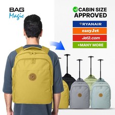 Cabin Approved Wheeled Backpack 50x38x25cm 47L Lightweight Overhead Cabin Holdal