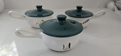 Vintage denby green wheat - 3,