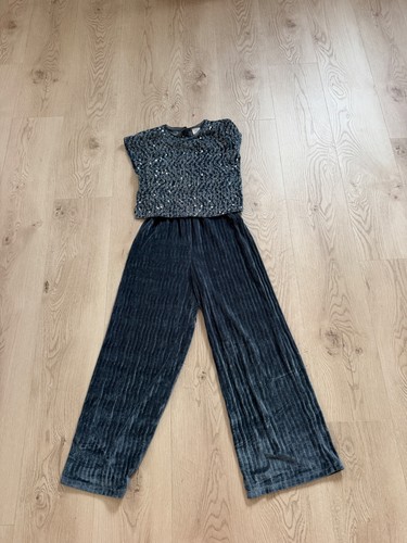 Zara sequin teal velvet - sequin,
