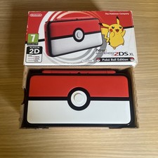 Nintendo 2DS XL Pokemon Pokeball Edition Handheld Console - Red ~Boxed~