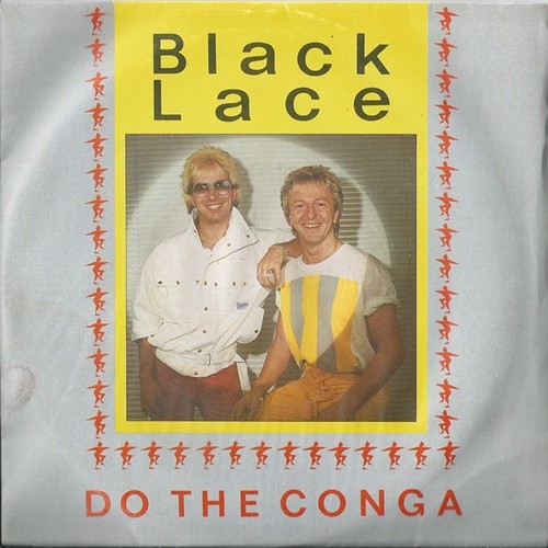 Black lace the conga - black, (7"