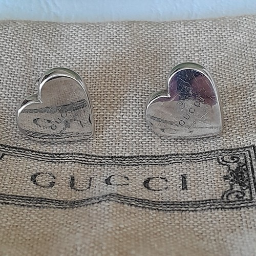 Gucci large heart stud - gucci,