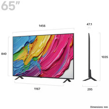 LG 65 Inch 65QNED80A6A Smart