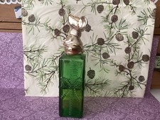 Vintage Avon peek-à-boo Mouse Moonwind Eau de Cologne Green Perfume Bottle