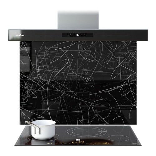 Kitchen glass splashback - glass,