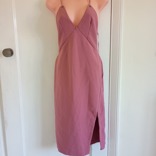 Topshop pink cami midi - pink,