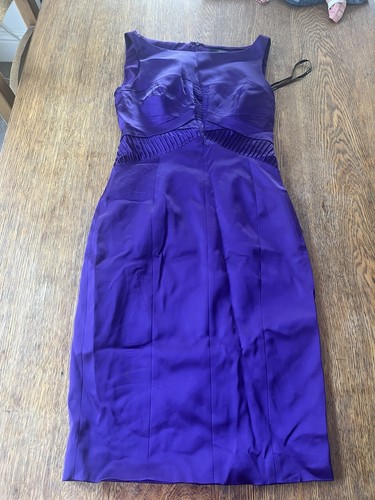 Karen millen purple satin - millen,