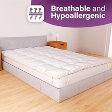 emma essentials microfiber topper king size