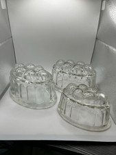 Pair of Vintage glass jelly