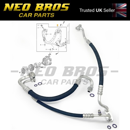 Air con hose pipe - con, assembly