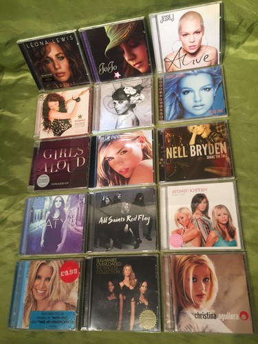 Female artist cds - x,