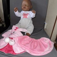 17.5 In Zapf Creation Baby Doll  Dark Skinned Excellent Condition