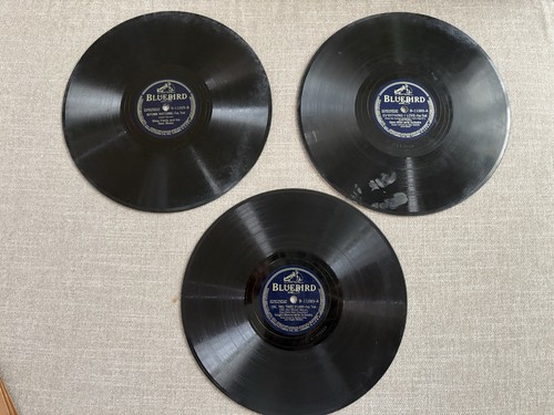 Vintage bluebird lot records - vintage,