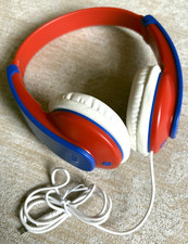 JVC HA-KD5 Kid's Headphones - White/red/blue