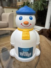 Mr Frosty Ice Crunchy Maker, Retro Plastic Snowman Shaped Machine collectible