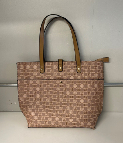 Bessie london logo print brown - logo,