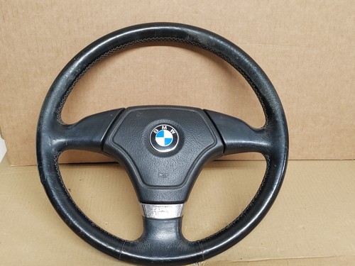Bmw e36 black leather steering - e36,