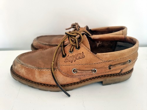 Vintage deck shoes tan - deck, 41,