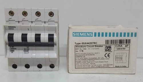 Siemens 5sx44 c25a pole - siemens,