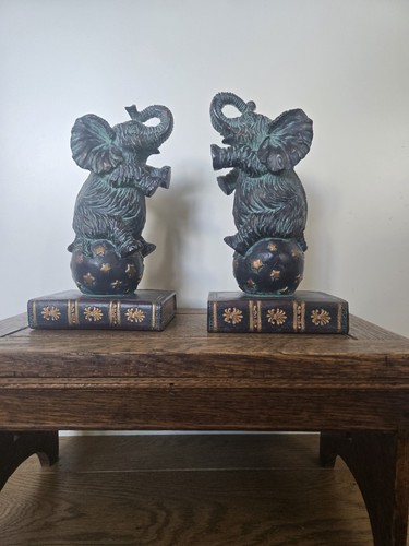 Vintage heavy resin - resin, elephant