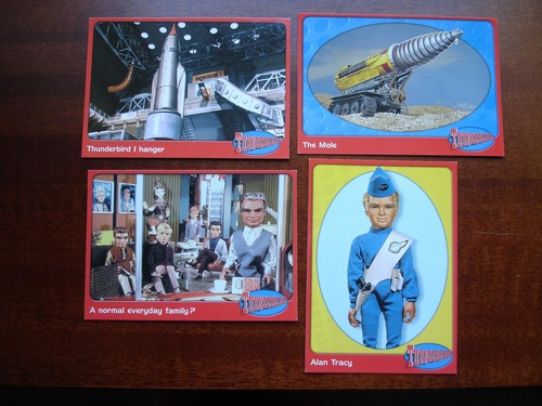 Thunderbirds cards - 4,