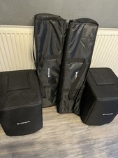 2x Citronic Neolith MK2 Active Sub & Column Array Portable PA System with BT