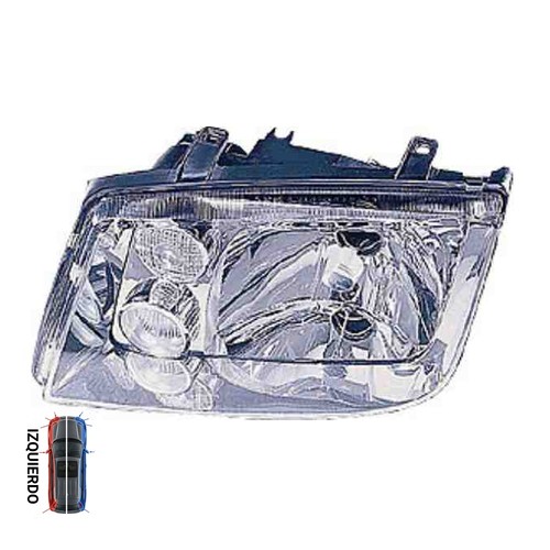 Headlight electric left - headlight, vw