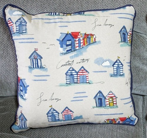 Large beach huts zipped - beach,